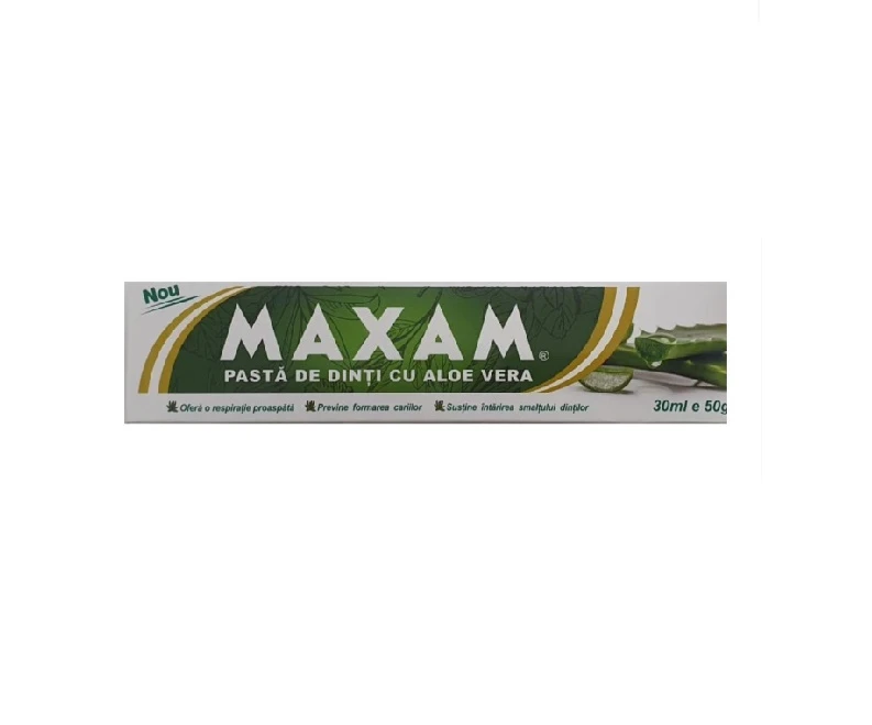 MAXAM PASTA DINTI ALOE VERA 50G 